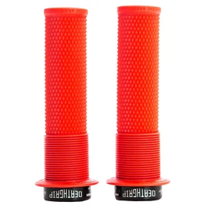 Puños DMR DEATHGRIP Flange Medium Lock-on Rojo